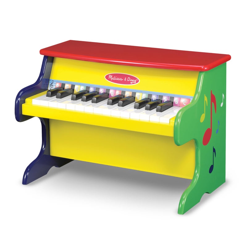 Melissa & Doug Learn-to-Play Piano with 25 Keys and Color-Coded Songbook Toy Piano Kids, Toddler Toys for Ages 3+ - Image 1