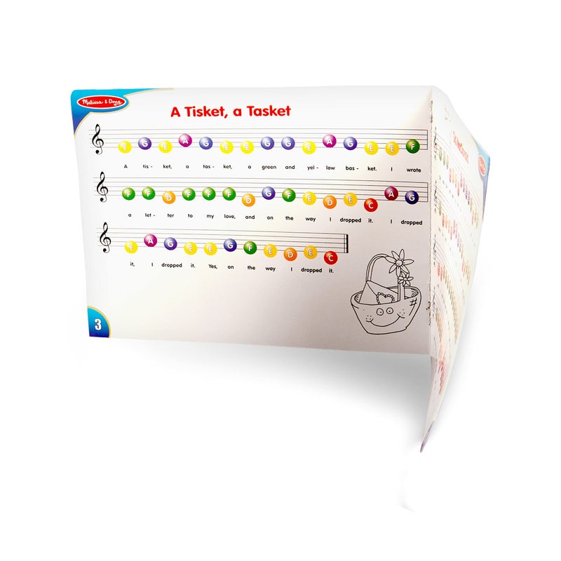 Melissa & Doug Learn-to-Play Piano with 25 Keys and Color-Coded Songbook Toy Piano Kids, Toddler Toys for Ages 3+ - Image 4