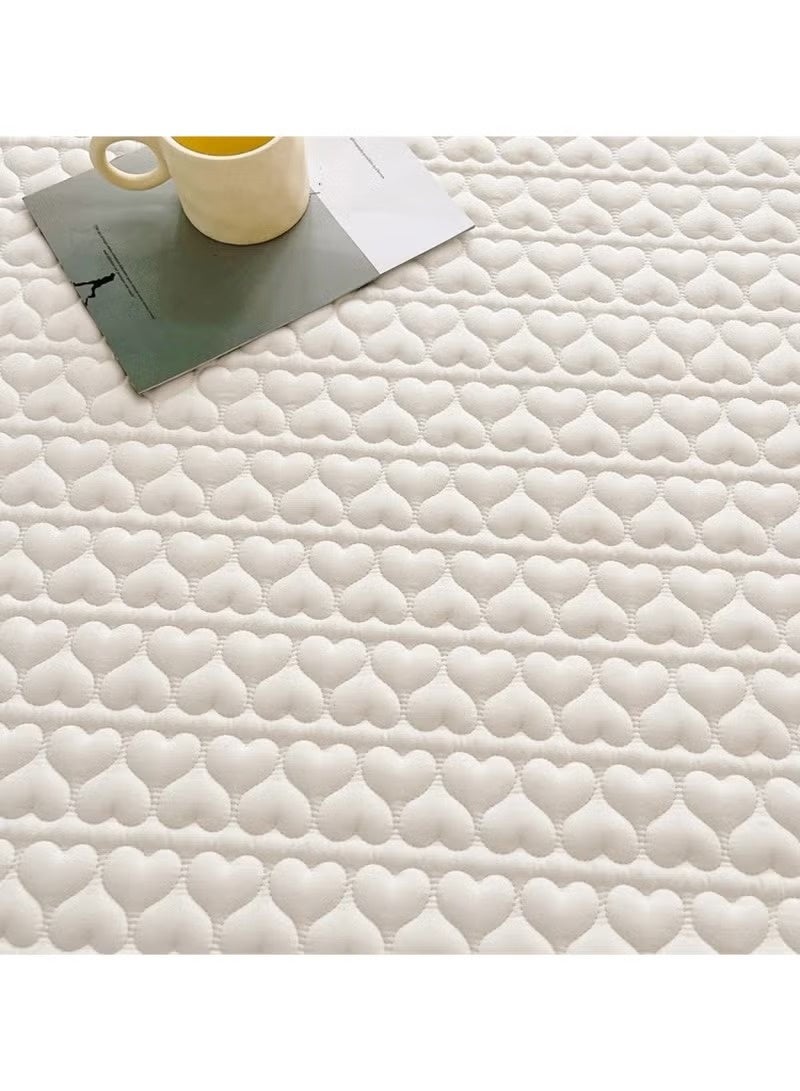 هويتك طقم غطاء سرير مقاوم للماء، مقاس 150 × 200 سم - أبيض مع غطاءين للوسائد - Image 4