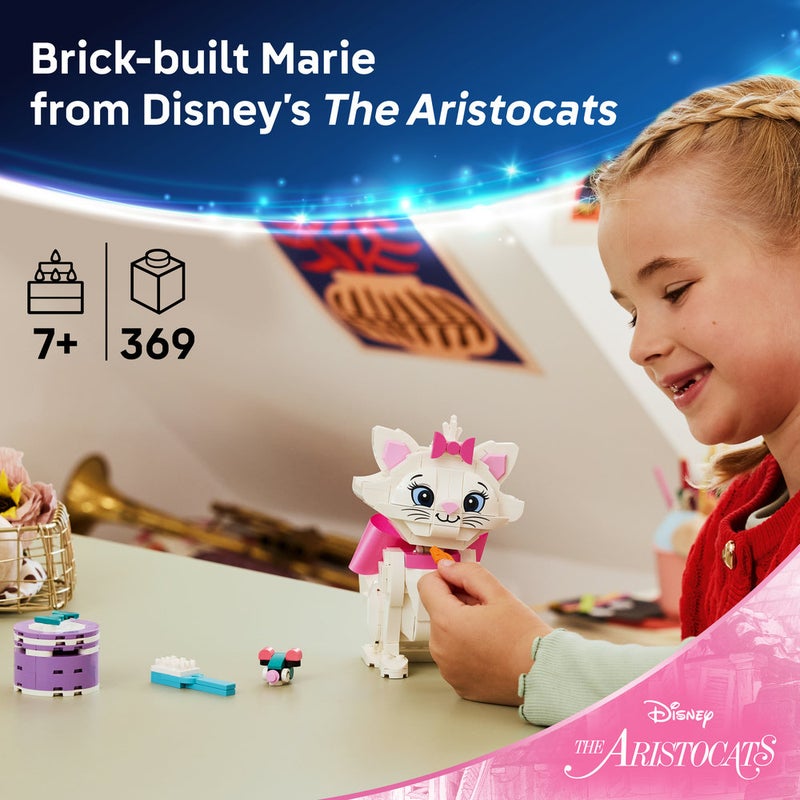 LEGO Disney The Aristocats Adorable Marie Cat Figure 43286 (Age 7+, 369 Pieces) - Image 3