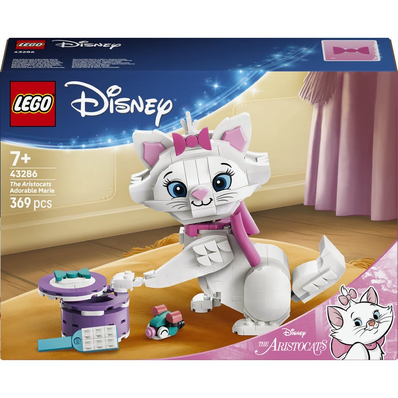LEGO Disney The Aristocats Adorable Marie Cat Figure 43286 (Age 7+, 369 Pieces) - Image 2
