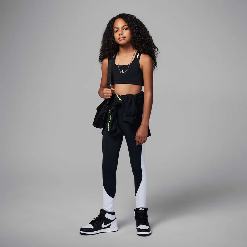 Jordan Black Kids' Dri-FIT Indy Sports Bra for Women | Best Price UAE