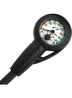 OCEANIC Pressure Gauge Spg Swiv Metric With Boot Black 