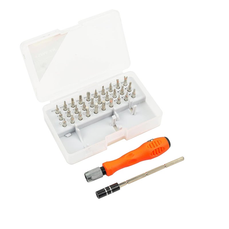 Sud Scrub 32In1 Mini Precision Screwdriver Bits Set with Magnetic Flexible Extension Rod Screwdriver Set For Mobile Laptop CameraMultipurpose Application 1 Piece Random Color  - Image 1