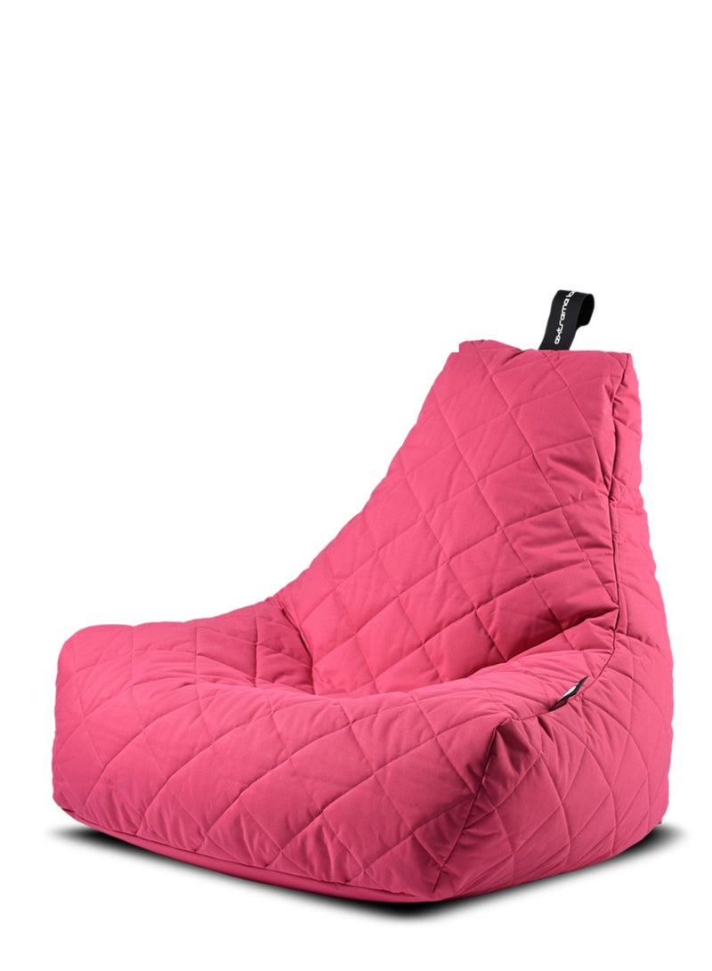House One Chair | Bean Bag Quilted Polyester80x50x50 cm - Pink