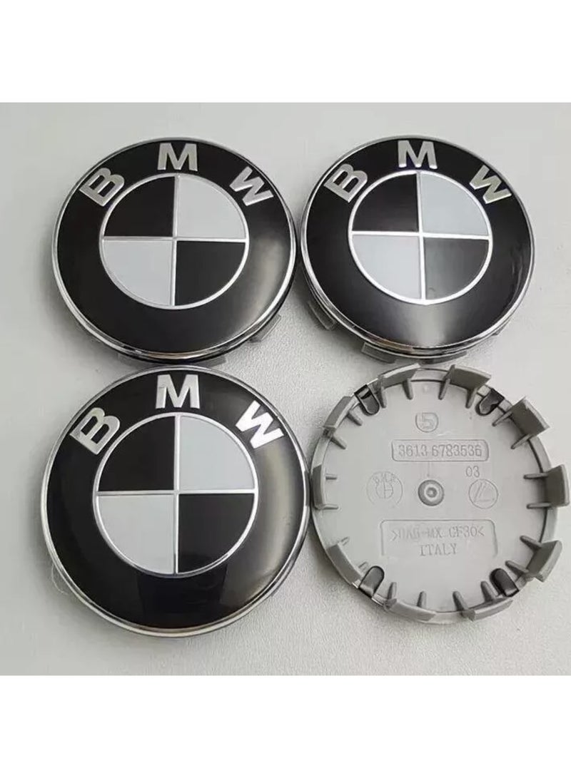 BMW Black/White Centre Wheel Cap - F20 F30 F34 F22 F87 F32 - Image 2