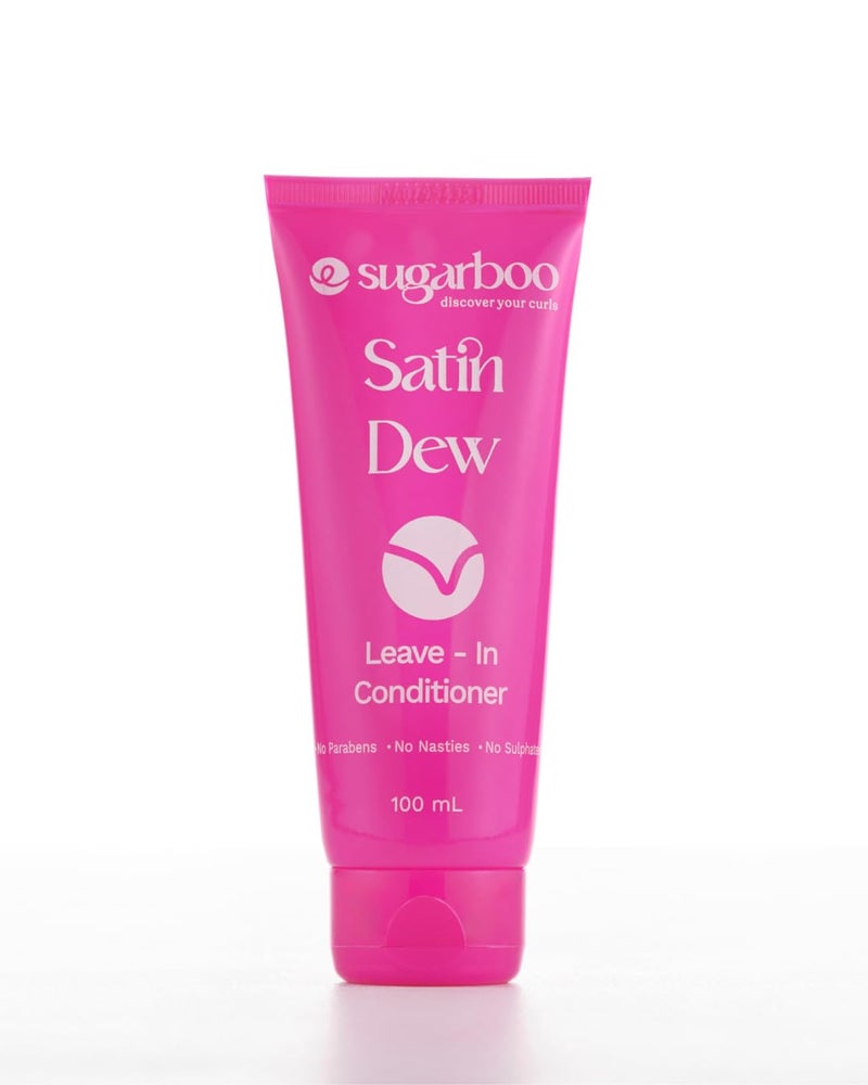 SugarBoo Curls Leave-In Conditioner (100Ml) For Dry, Frizzy, Wavy, Curly Hair | Satin Dew | Vegan & CG Friendly. No Parabens, Sulphates & Other Nasties - Image 3