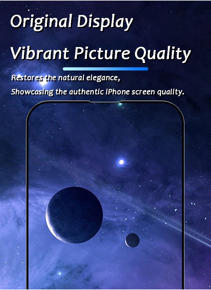 Generic - HD Screen Protector For iPhone 15 Plus with Dust Remover & One-Hand Easy Film Box - Image 1
