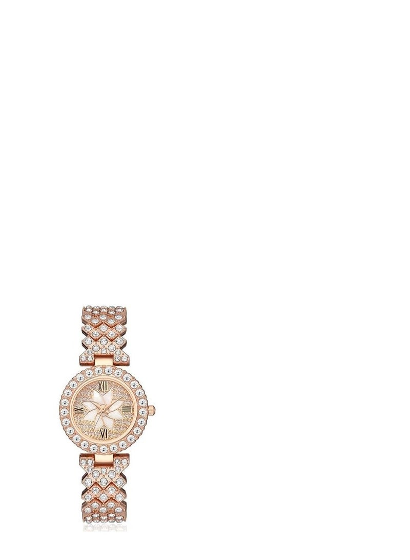 Captaintech Luxury Women Wrist Watches, Fashion Casual Quartz Watch Ladies Watch, Watch Luxury Crystal Rhinestone Diamond Wrist Watch Stainless Steel Fashion Bling Iced-Out Watch - Image 2