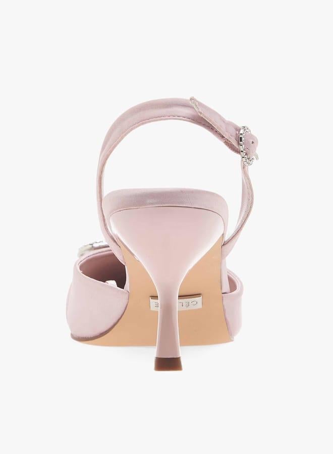 سيليست حذاء نسائي بكعب ستيليتو وإبزيم مزين - Image 5