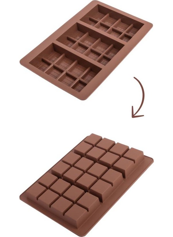 Dubai Chocolate Mold Silicone Large Chocolate Mold and Spatula Set of 2 - pzsku/Z98572D44FB7591BECAC6Z/45/_/1734438193/3050fc13-21a3-41d1-ab1d-c5a7bcac9d68