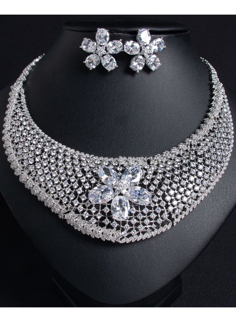 Mark Fairwhale Vintage Necklace Earring 2-Piece Set 