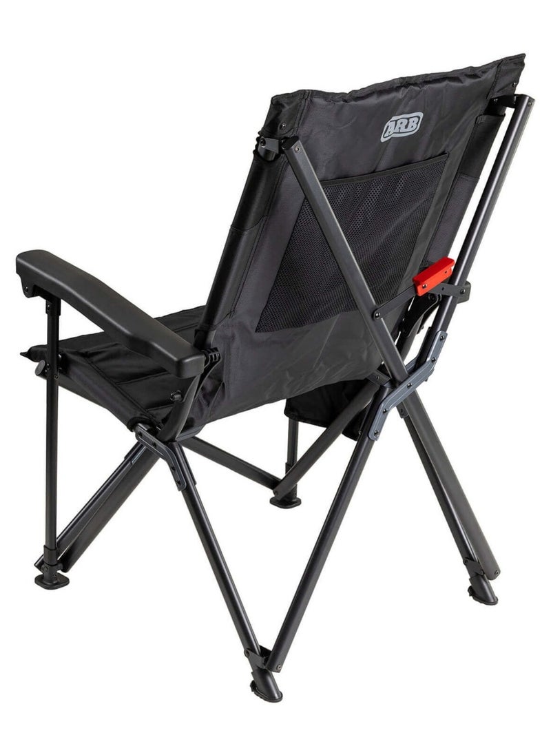 ARB Pinnacle Camp Chair - Premium Folding Camping Chair with Steel Frame, Soft Touch Armrests, Storage Pockets, and Carry Bag with Cup Holder - 10500161 - pzsku/Z985743AC3E164EEB7741Z/45/_/1731939818/1be7e655-301e-4875-8c77-23baf32e745f