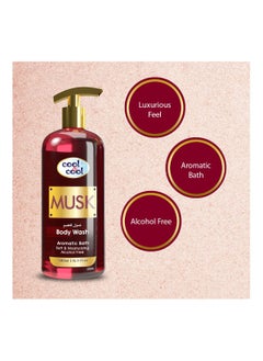 Cool & Cool Cool & Cool Musk Body Wash 500 ML-Enriched with Vitamin E, Soft, Creamy and Moisturizing  - Image 3