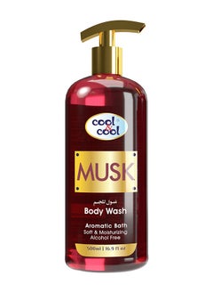 Cool & Cool Cool & Cool Musk Body Wash 500 ML-Enriched with Vitamin E, Soft, Creamy and Moisturizing  - Image 1