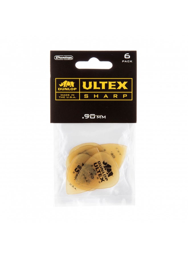 JIM DUNLOP JIM DUNLOP 433P.90 Sharp, .90mm, 6/Player's Pack  - Image 3