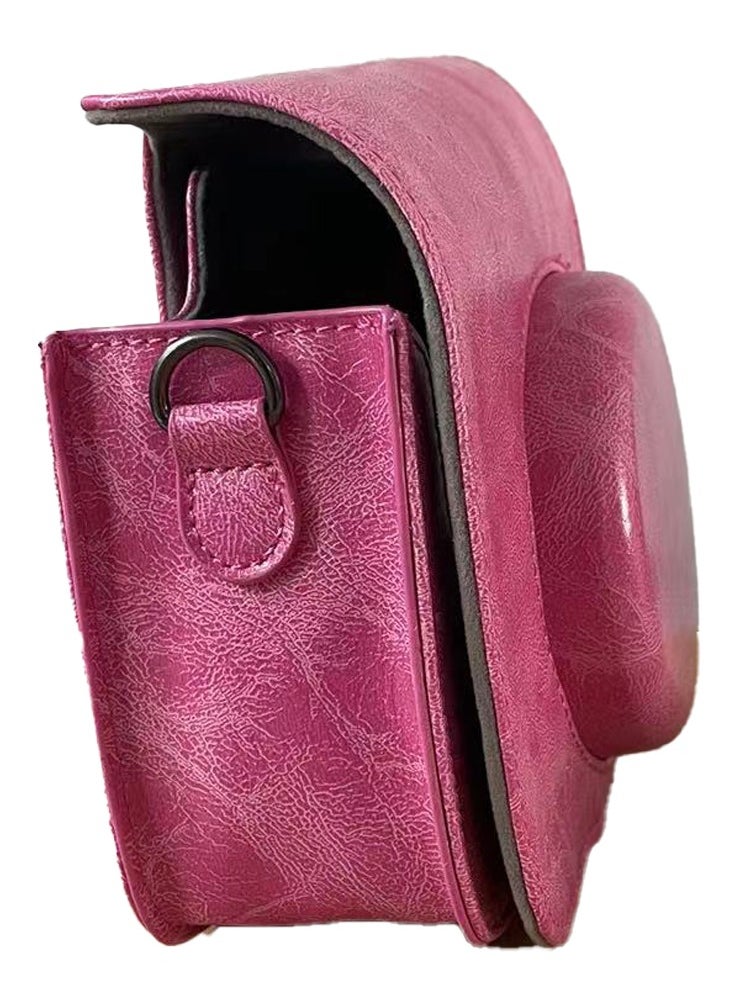 CAIUL Protective Case PU Leather for Fujifilm Instax Mini 9 Mini 8 8+ 8s Instant Camera Cover with Shoulder Strap  - Image 2