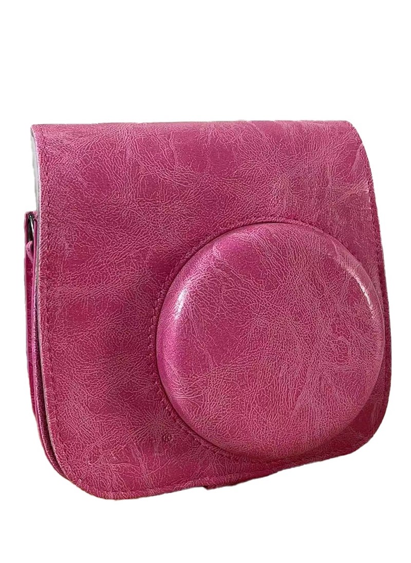CAIUL Protective Case PU Leather for Fujifilm Instax Mini 9 Mini 8 8+ 8s Instant Camera Cover with Shoulder Strap  - Image 1