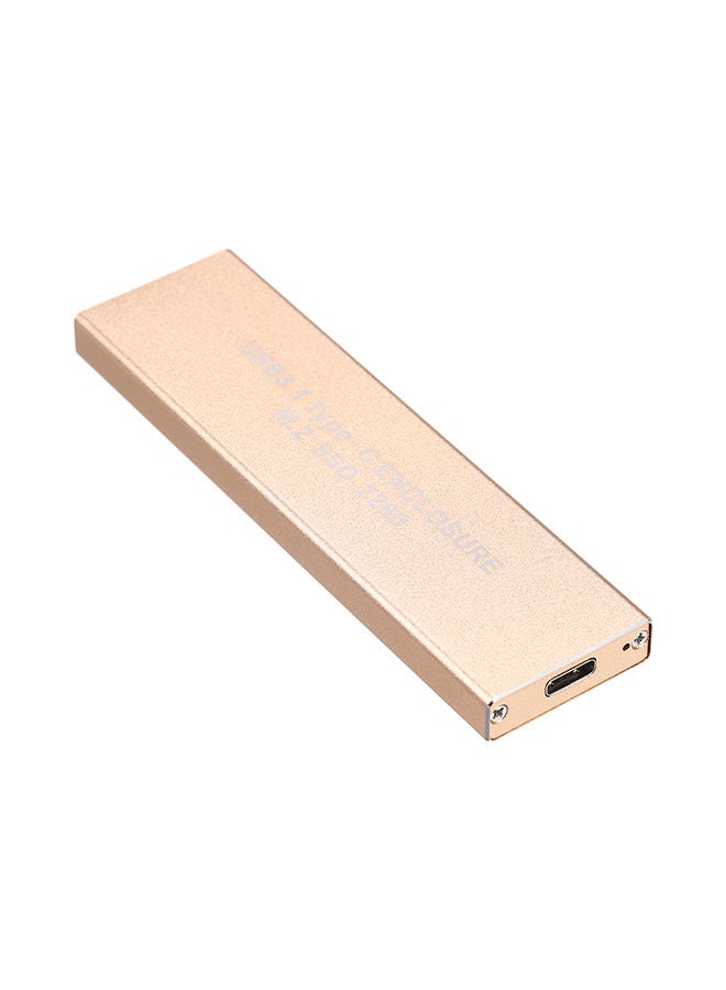 NIBEMINENT Type-C NGFF(M.2) SSD Enclosure External Hard Drive Pink  - Image 2