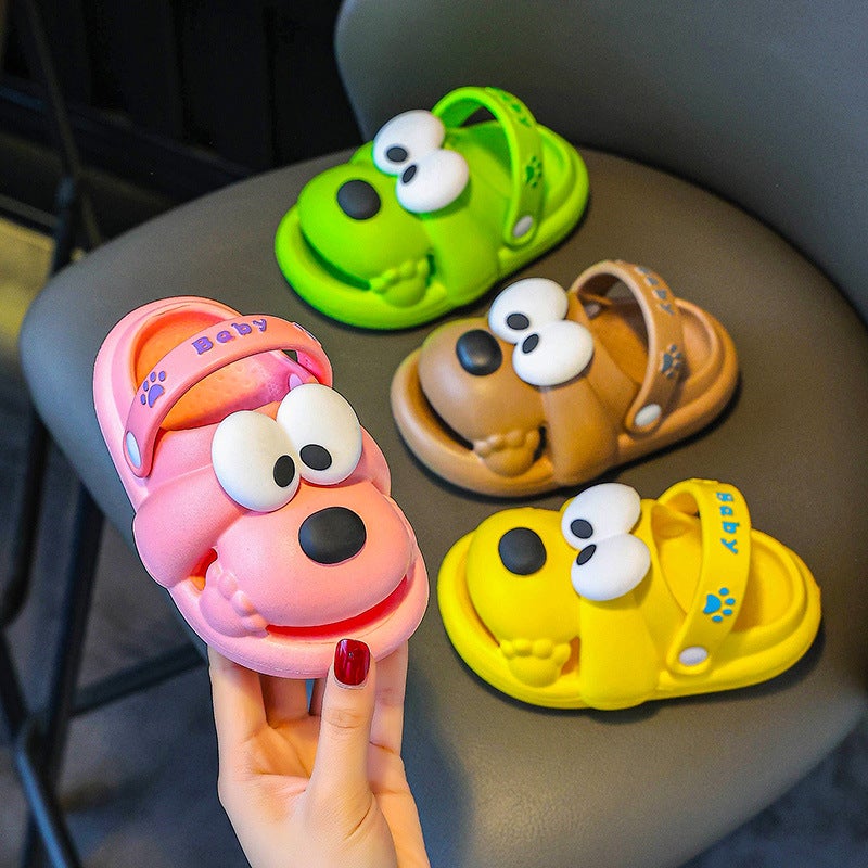 Soft-Soled Indoor And Outdoor Non-Slip Boys Rhubarb Dog Eva Hole Shoes Can Be Worn Girls Cute Sandals - Image 2