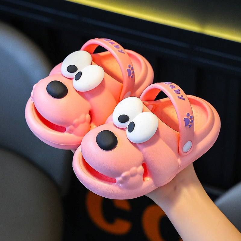 Soft-Soled Indoor And Outdoor Non-Slip Boys Rhubarb Dog Eva Hole Shoes Can Be Worn Girls Cute Sandals - Image 1