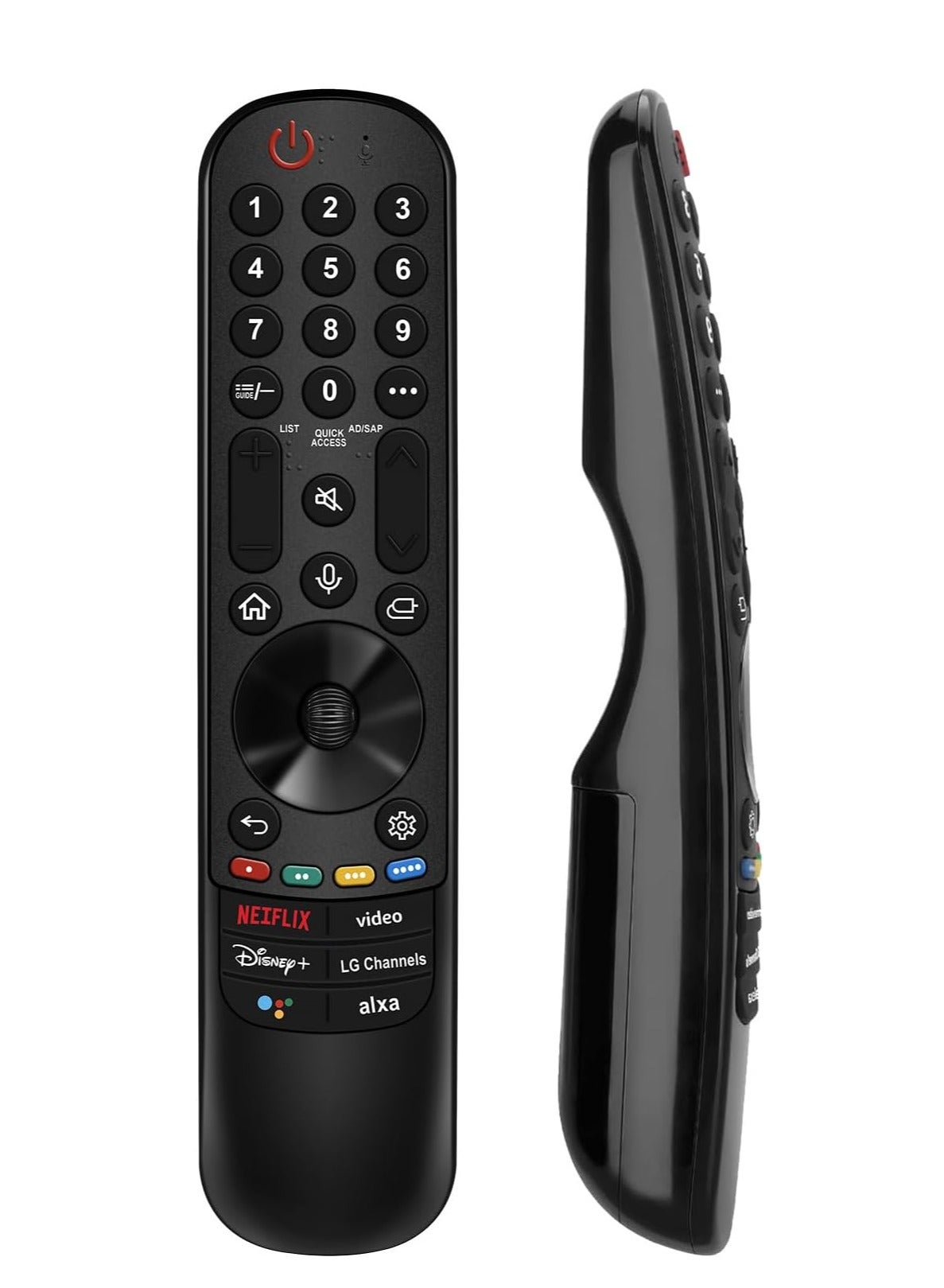 Universal LG Smart TV Remote Control Replacement for 2019–2024 LG TVs – Compatible with Magic Remote Models MR20GA, MR21GA, MR22GA, MR23GA, MR24GA – Voice Control, Pointer Function, Plug & Play, Ergonomic Design – 1-Year Warranty