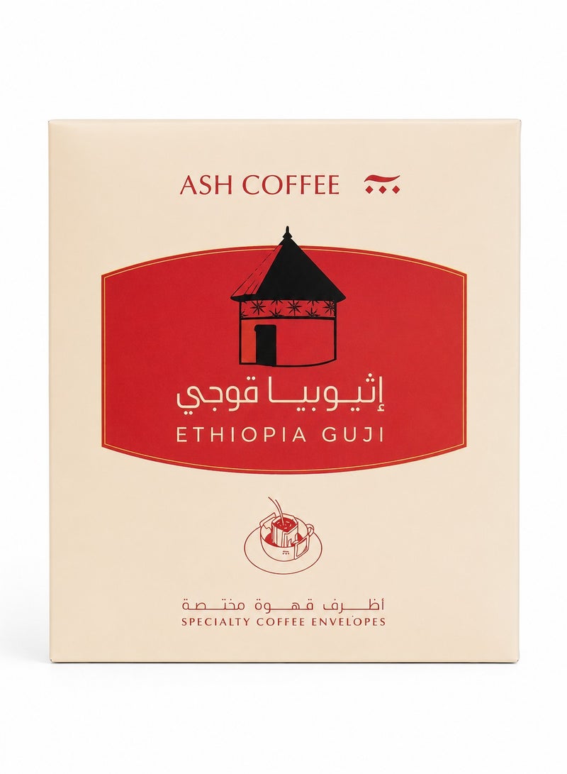 Ash Ethiopia Guji Natural Coffee Sachets 5 pcs