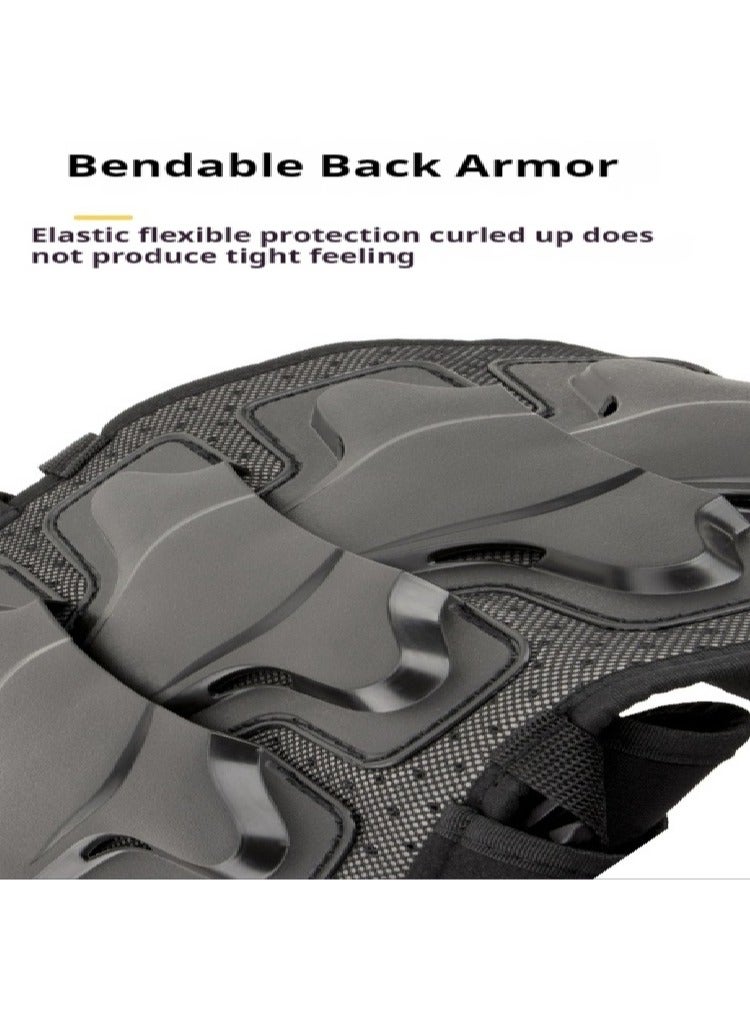 general Children's Balance Bike Armor Cycling Suit Off-Road Motorcycle Chest Armor Anti Drop Vest Set - Image 5