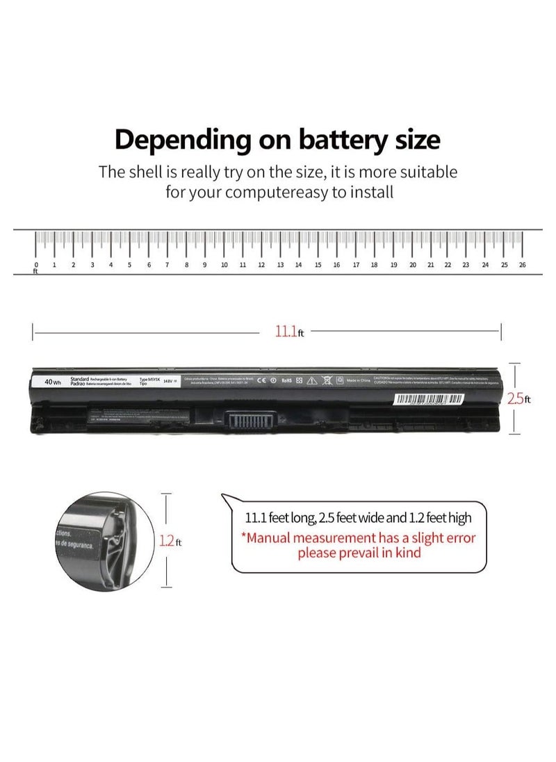 Generic M5Y1K Laptop Battery for Dell Inspiron 14 15 3451 3452 3458 3551 3552 3558 3462 3465 3467 3565 3567 5451 5452 5455 5458 5459 5551 5552 5555 5558 5559 5755 5758 Latitude 3460 3560 3470 3570  - Image 2