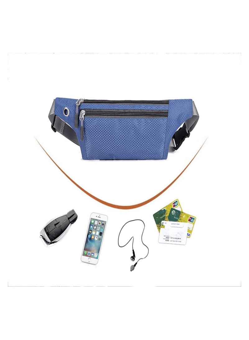 SYOSI Running Belt Fanny Pack, Adjustable Belt Waist Bag Pack for Hiking Fitness Cycling Camping Workout Gym Water Resistant Runner Pouch Belt Holder for Cell Phone, Money, and Keys - Image 3