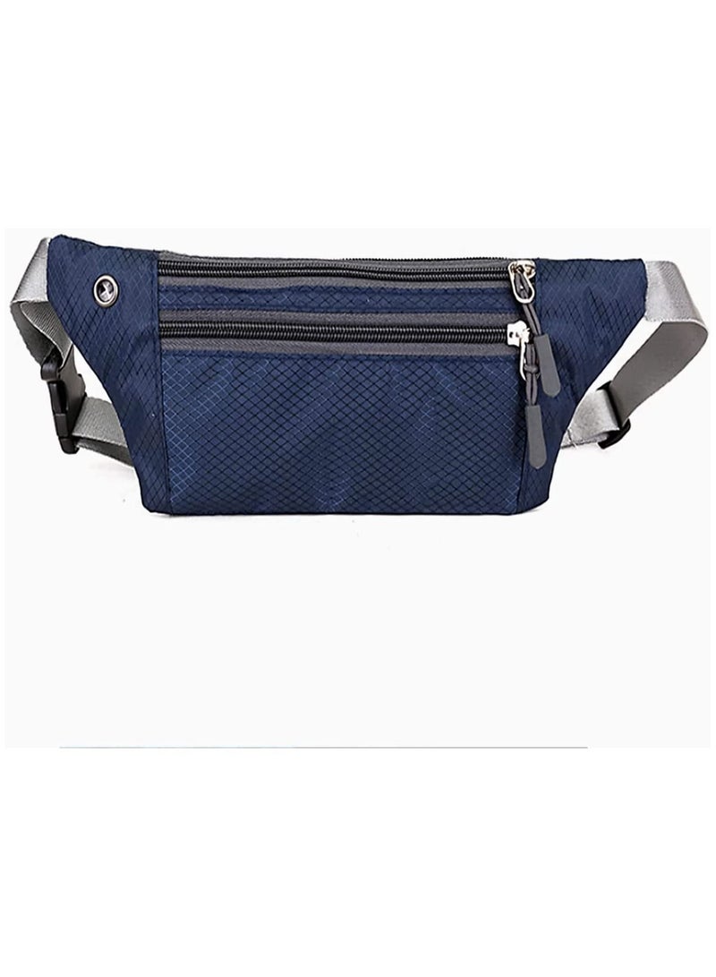 SYOSI Running Belt Fanny Pack, Adjustable Belt Waist Bag Pack for Hiking Fitness Cycling Camping Workout Gym Water Resistant Runner Pouch Belt Holder for Cell Phone, Money, and Keys - Image 2