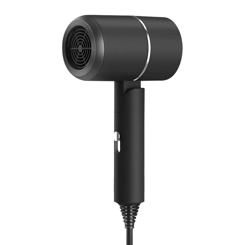 general New folding hair dryer shaking sound Net red hair dryer negative ion fashion hair dryer household appliances generation hair Black 【blue light foldable】】