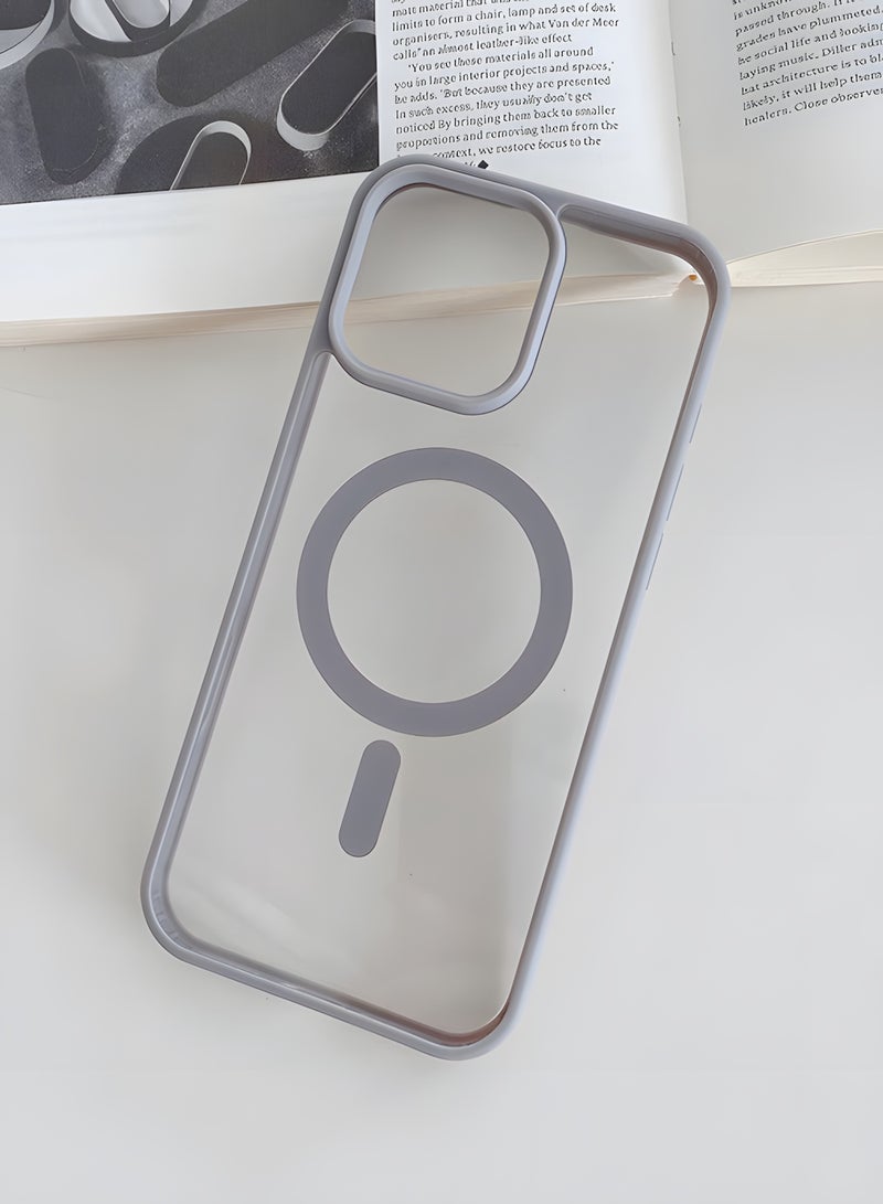 Magsafe Case for iPhone 14 Pro Magsafe Clear Cover Magnetic Wireless Charging Support, Shockproof Protection, Scratch-Resistant for iPhone 14 Pro - Natural  Titanium - Image 2