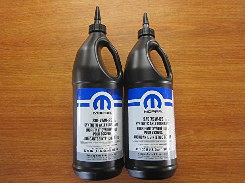 Mopar Chrysler Dodge Jeep Ram 2 Quarts SAE 75W85 Synthetic Axle Lubricant OEM