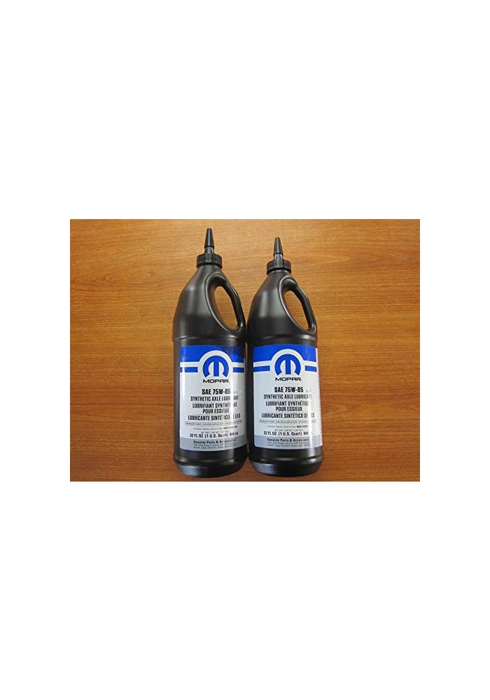 Mopar زيت تشحيم المحور الصناعي موبر كرايسلر دودج جيب رام 2 كوارت SAE 75W85 OEM - Image 1