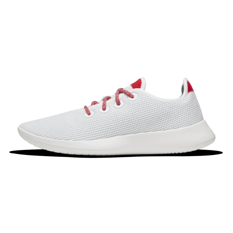 Women's Tree Runner - Blizzard/Bold Red (Blizzard Sole)