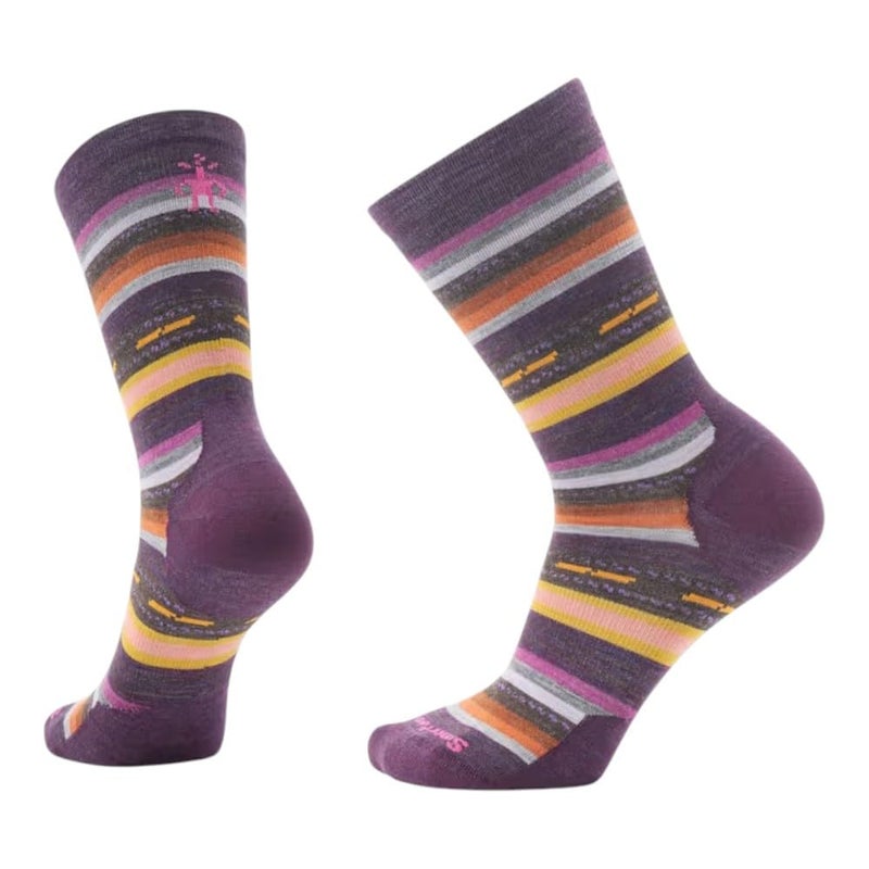 Smartwool Unisex Everyday Margarita Crew Socks Wild Salmon Medium - Image 1