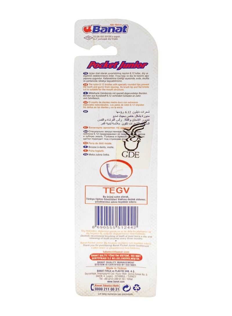 Banat Pocket Junior - Soft Toothbrush - Image 2