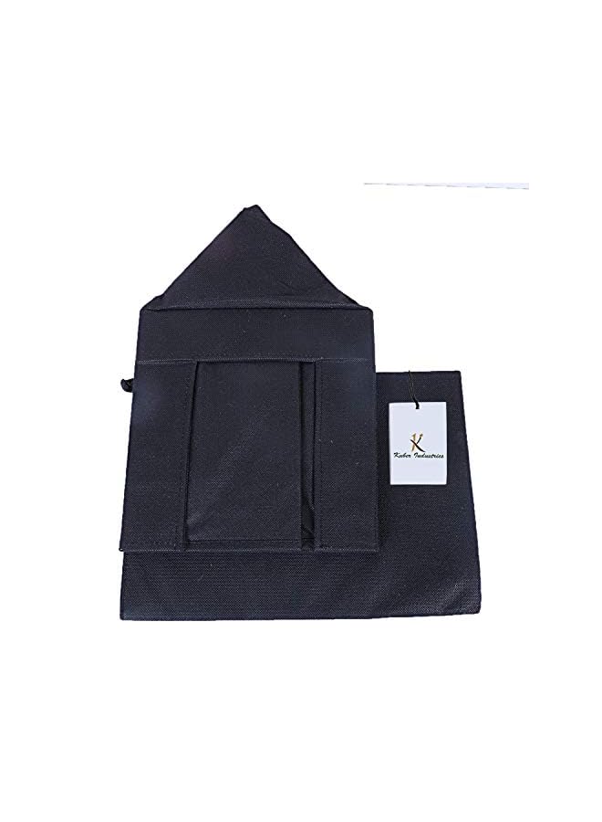 Kuber Industries Shirt Stackerbaby Clothes Organizerdrawer Closet Organizercloth Storage Box Black - Image 3