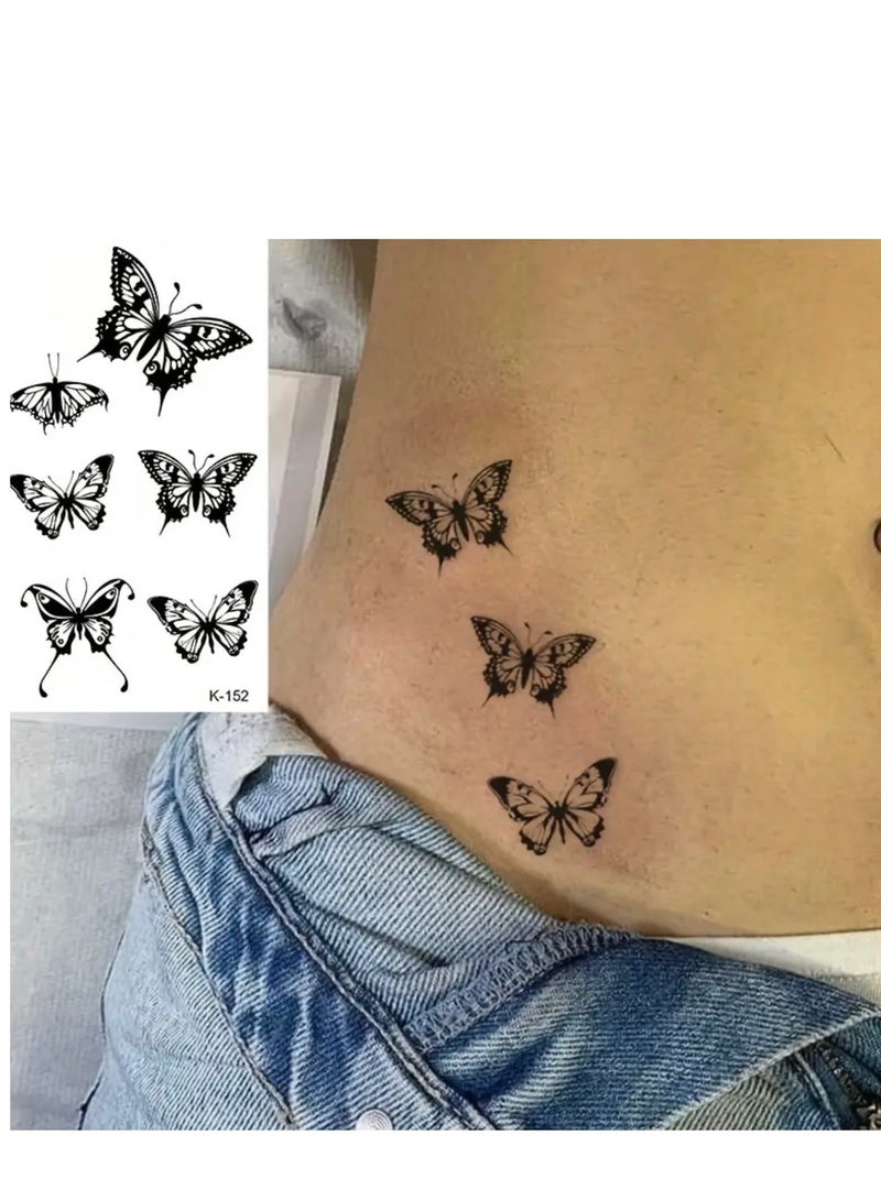 Waterproof Temporary Tattoo in The Shape Of a erfly - Image 2