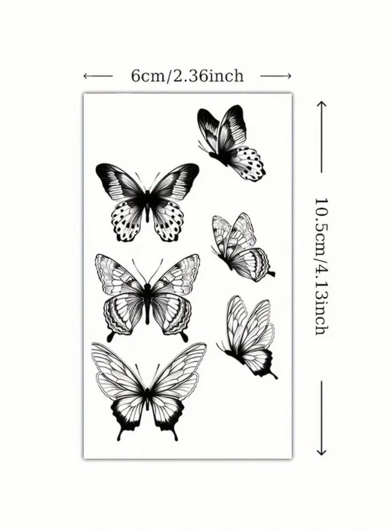 Waterproof Temporary Tattoo in The Shape Of a erfly - Image 3