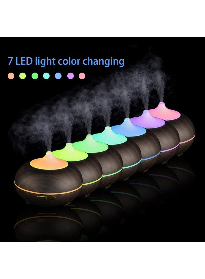Mi VAZA 500ml Air Humidifier - Portable Miniature Essential Oil Diffuser - Moisturizing Machine - Fragrance Diffuser - 7-color Ambient Light - Auto Shut-Off - Image 4