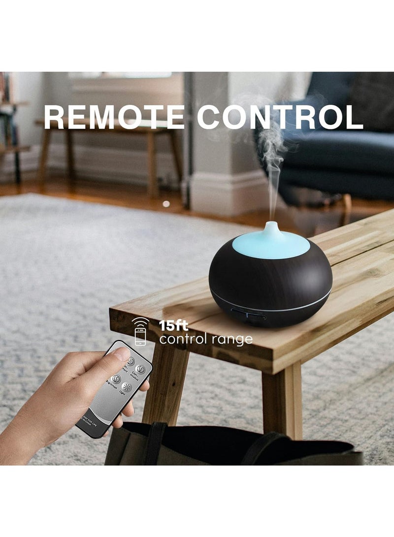 Mi VAZA 500ml Air Humidifier - Portable Miniature Essential Oil Diffuser - Moisturizing Machine - Fragrance Diffuser - 7-color Ambient Light - Auto Shut-Off - Image 2