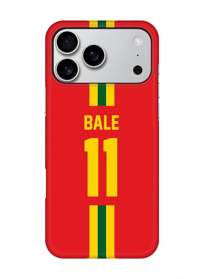 Stylizedd For iPhone 17 Pro Max,Case, [Compatible with MagSafe] Magnetic cover Slim fit Protection Matte, - Football - Wales,  Bale