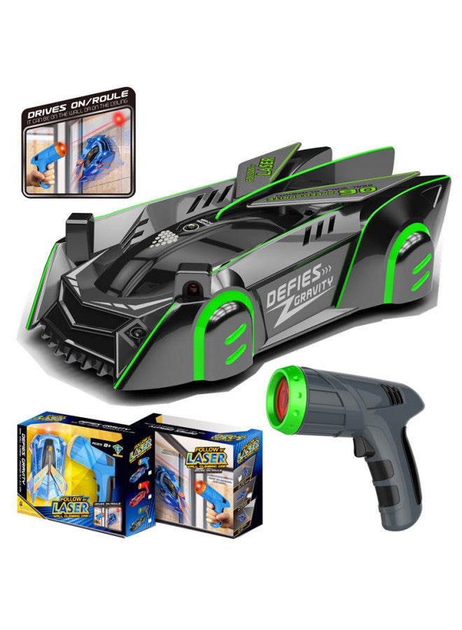 Rc Car Toy - High-speed Off-road Vehicle Durable Metal Chassis Exciting Stunt Features-Color:Light-chasing Wall-climbing Car (sealed Box Chinese Version) ]  - Image 4