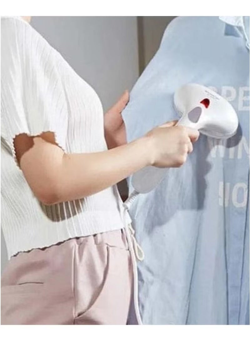 Denx DX3002 Portable Steam Iron – 1500W, Stainless Steel Soleplate, 4 Interchangeable Heads, Travel Bag Included - Image 1