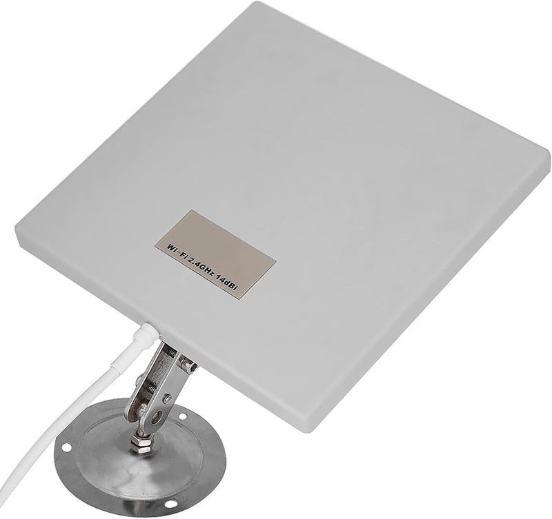 cheekyglo Antenna Panel Directional WiFi 2.4Ghz High Grain WiFi WLAN Extender Directional Long Range White - Image 3