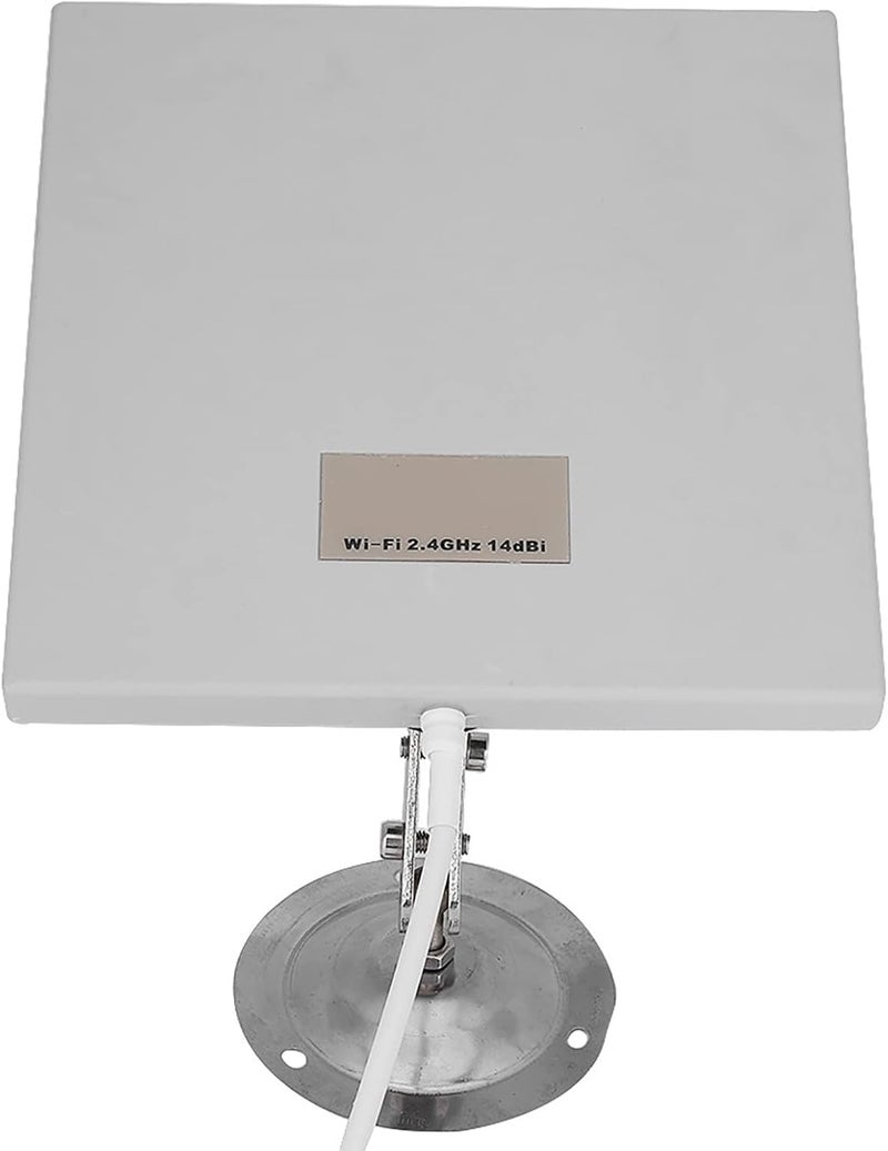 cheekyglo Antenna Panel Directional WiFi 2.4Ghz High Grain WiFi WLAN Extender Directional Long Range White - Image 2