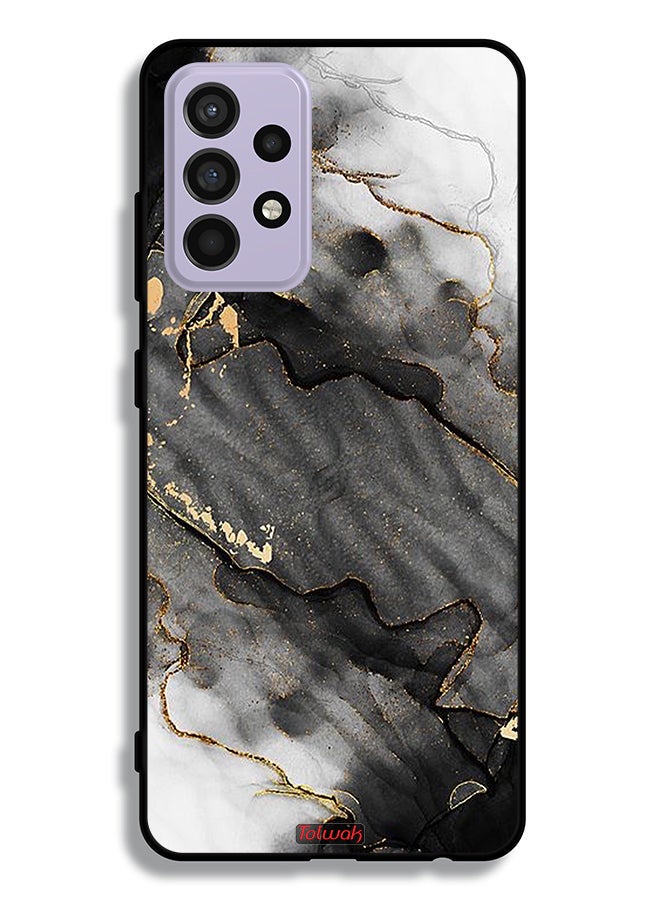 Tolwak Samsung Galaxy A52s 5G Protective Case Cover Glitter Marble - Image 1