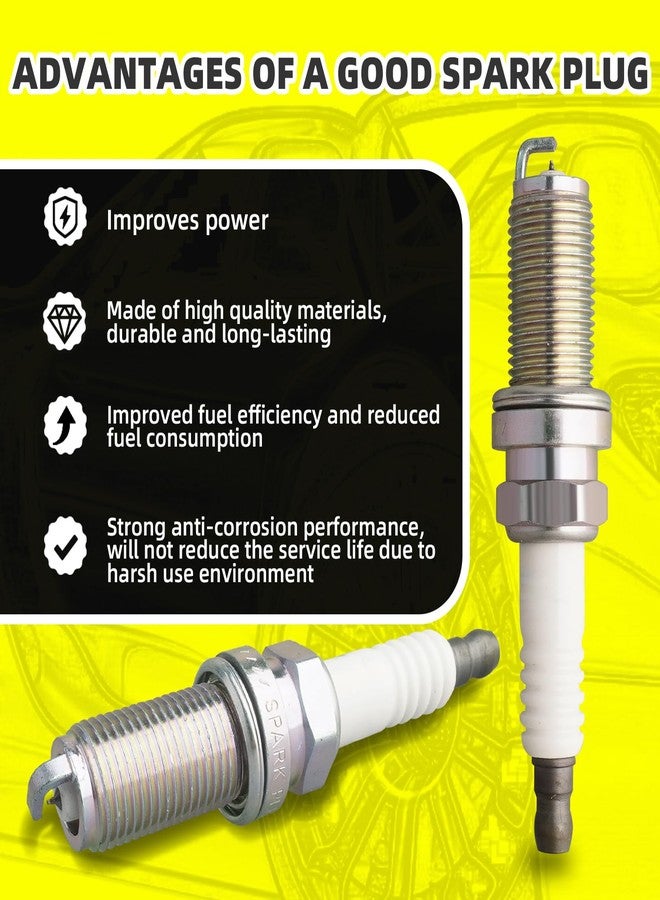 MOAUTO Set of 4 Ignition Coils Pack UF817 27301-2B120 & 4 PCS Iridium Spark Plugs Compatible with Hyundai Elantra 2017-2019 Sonata 2015-2019 Tucson 2016-2018 Kia Forte 2019-2020 - Image 4